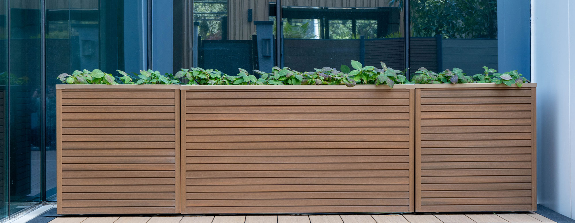 超越木花箱-户外防腐木花箱